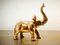Elefante vintage de latón dorado, Imagen 2