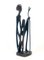 African Tribesman Bronze Statue 1