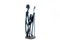 African Tribesman Bronze Statue 6