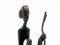 African Tribesman Bronze Statue 9
