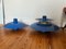 Vintage Blue Model Ph 4/3 Pendant Lamps by Poul Henningsen for Louis Poulsen, 1970s, Set of 2 9