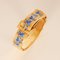 Victorian Buckle 14ct Yellow Gold and Blue Enamelled Bracelet by Van Cleef & Arpels 9