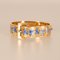 Victorian Buckle 14ct Yellow Gold and Blue Enamelled Bracelet by Van Cleef & Arpels 13