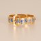 Victorian Buckle 14ct Yellow Gold and Blue Enamelled Bracelet by Van Cleef & Arpels 7