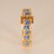 Victorian Buckle 14ct Yellow Gold and Blue Enamelled Bracelet by Van Cleef & Arpels 2