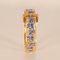 Victorian Buckle 14ct Yellow Gold and Blue Enamelled Bracelet by Van Cleef & Arpels 4