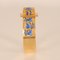 Victorian Buckle 14ct Yellow Gold and Blue Enamelled Bracelet by Van Cleef & Arpels 6