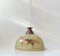 Scandinavian Bauhaus Style Pendant Lamp in Copper and Marble Glass, 1940s 6