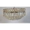 Empire Ceiling Light in Sheet Metal, Gilt Bronze and Crystal, 1950s, Image 5