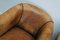 Set of Vintage Dutch Cognac Colored Leather Club Chairs 5