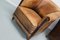 Set of Vintage Dutch Cognac Colored Leather Club Chairs 10