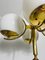 Mid-Century Modern Brass 4-Arm Space Age Chandelier from Kaiser Idell / Kaiser Leuchten, 1960s 7