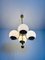 Mid-Century Modern Brass 4-Arm Space Age Chandelier from Kaiser Idell / Kaiser Leuchten, 1960s 10