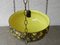 Vintage Hanging Lamp with Large Glass Bowl, 1950s 6