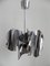 Vintage Hanging Lamp with 5 Chrome Plated Shades from Tappital SNC, Image 4