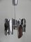 Vintage Hanging Lamp with 5 Chrome Plated Shades from Tappital SNC 2