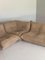 Canapés Togo Marron de Ligne Roset, Set de 3 3