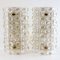 Mid-Century Scandinavian Glass & Brass Wall Lights by Carl Fagerlund for Orrefors & Lyfa, 1960s, Set of 2 1