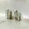 Murano Ice Glass Lamps Model LT361 by Carlo Nason for Mazzega, 1970s, Set of 2 3