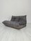 Groupe de Sièges Togo en Velours Gris par Michel Ducaroy pour Ligne Roset, Set de 3 9