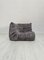 Groupe de Sièges Togo en Velours Gris par Michel Ducaroy pour Ligne Roset, Set de 3 16
