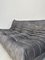 Groupe de Sièges Togo en Velours Gris par Michel Ducaroy pour Ligne Roset, Set de 3 4