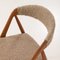 Teak Model 31 Chair in Natural Boucle Fabric by Kai Kristiansen for Schou Andersen, 1960s, Image 14