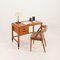 Teak Model 31 Chair in Natural Boucle Fabric by Kai Kristiansen for Schou Andersen, 1960s, Image 4