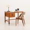 Teak Model 31 Chair in Natural Boucle Fabric by Kai Kristiansen for Schou Andersen, 1960s, Image 3
