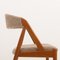 Teak Model 31 Chair in Natural Boucle Fabric by Kai Kristiansen for Schou Andersen, 1960s, Image 13
