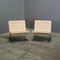 Poltrona Barcelona in pelle color crema attribuita a Mies Van Der Rohe per Knoll, Immagine 9