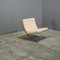 Poltrona Barcelona in pelle color crema attribuita a Mies Van Der Rohe per Knoll, Immagine 6