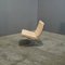Poltrona Barcelona in pelle color crema attribuita a Mies Van Der Rohe per Knoll, Immagine 3