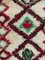 Tappeto vintage Beni Ouarain berbero con motivo classico a rombi, Immagine 7