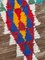 Tappeto Beni Ouarain vintage multicolore, anni '10, Immagine 5