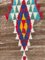 Tappeto Beni Ouarain vintage multicolore, anni '10, Immagine 7