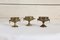 Art Nouveau Brass Risers, 1920s, Set of 3 7