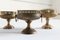 Art Nouveau Brass Risers, 1920s, Set of 3 1