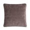 Housse de Coussin Happy Frame en Velours Marron par LO Decor 1