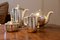 Art Deco Bauhaus Coffee & Tea Service by Atelier Mayer for Hutschenreuther WMF, 1930s, Set of 4 4