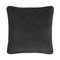 Housse de Coussin Happy Frame en Velours Noir par LO Decor 1