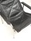 Vintage Black Leather Chair by Hans Eichenberger 9