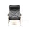 Vintage Black Leather Chair by Hans Eichenberger 10
