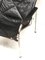 Vintage Black Leather Chair by Hans Eichenberger 15