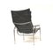 Vintage Black Leather Chair by Hans Eichenberger 11