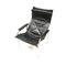 Vintage Black Leather Chair by Hans Eichenberger 6