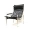 Vintage Black Leather Chair by Hans Eichenberger 14