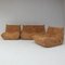 Set Togo marrone chiaro di Michel Ducaroy per Ligne Roset, set di 3, Immagine 1