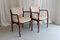 Moderne dänische Teak Armlehnstühle, 1950er. 2er Set 2