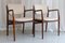 Moderne dänische Teak Armlehnstühle, 1950er. 2er Set 1